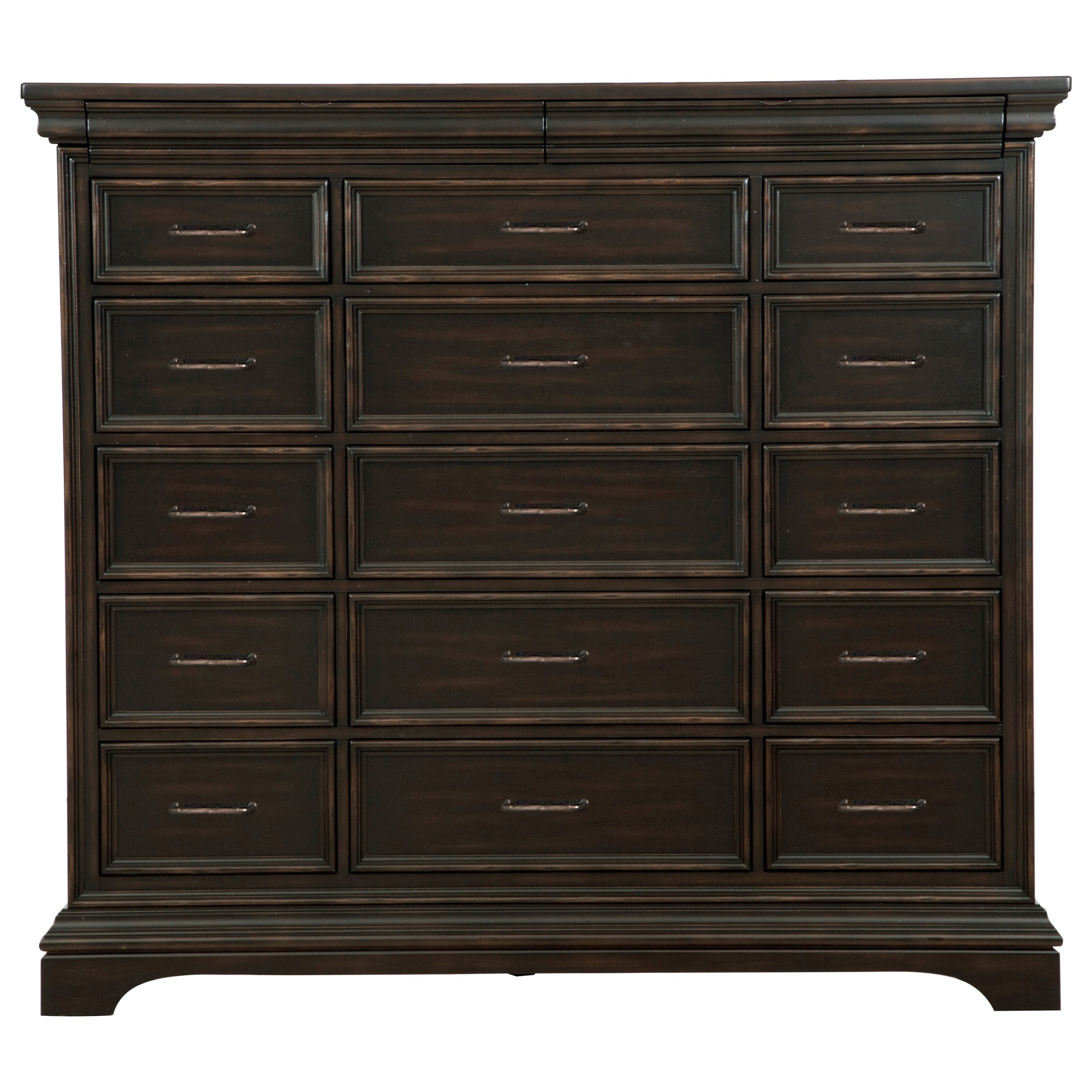 Pulaski Furniture Caldwell 17 Drawer Master Chest Wayside Furniture